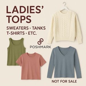 Tops Tees Tunics Blouses Sweatshirts for Ladies